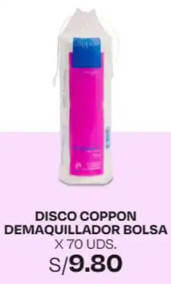 Wong DISCO COPPON DEMAQUILLADOR BOLSA X 70 UDS. oferta