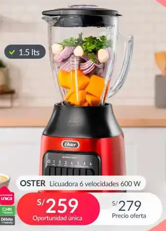 Falabella OSTER Licuadora 6 velocidades 600 W oferta