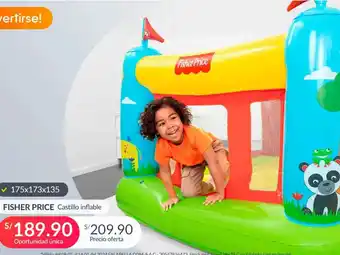 Falabella FISHER PRICE Castillo inflable 175x173x135 oferta