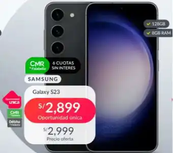 Falabella SAMSUNG Galaxy S23 oferta