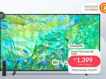 Falabella SAMSUNG Smart TV Crystal 4K UHD oferta