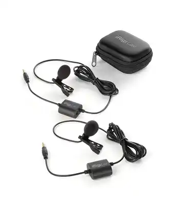 Tiendas EFE Micrófono condensador - ik multimedia - irig mic lav 2 pack - negro oferta