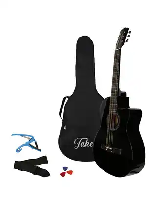 Tiendas EFE Pack de guitarra - takey - tk-39mc-bk-pk2 - negro oferta