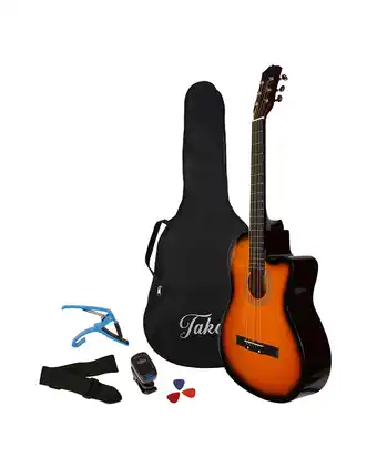 Tiendas EFE Pack de guitarra - takey - tk-39mc-sb-pk3 - sunburst oferta