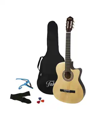 Tiendas EFE Pack de guitarra - takey - tk-39nc-na-pk2 - natural oferta
