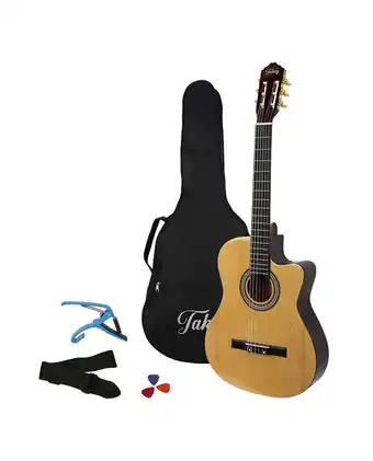 Tiendas EFE Pack de guitarra - takey - tk-39nsc-na-pk2 - natural oferta
