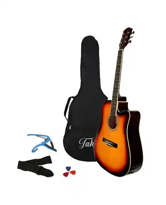 Tiendas EFE Pack de guitarra - takey - tk-41mc-sb-pk2 - sunburst oferta