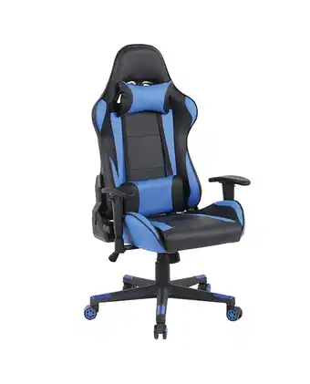 Tiendas EFE Silla gamer venso rta-057 - azul y negro oferta
