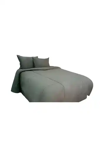 Tiendas EFE Edredóngris con funda sham free home premium - king oferta