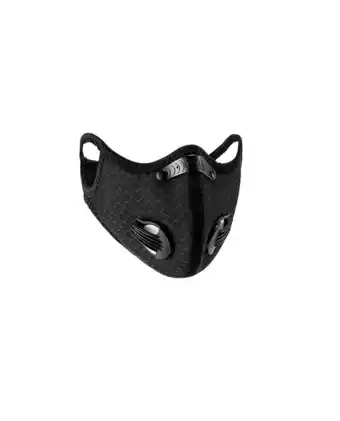 Tiendas EFE Mascarilla deportiva con filtros carbón activado - negro oferta