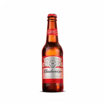 Tottus Cerveza budweiser bot x 343 ml oferta
