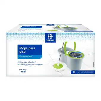 Tottus Mopa para piso giratoria 360 oferta