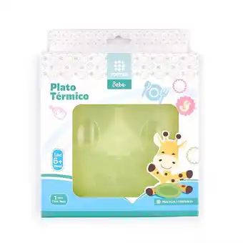 Tottus Plato termico verde oferta