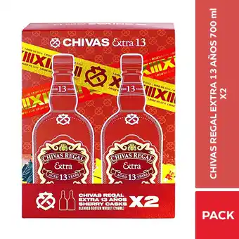 Tottus Whisky chivas regal 13 anos bt 700 ml oferta