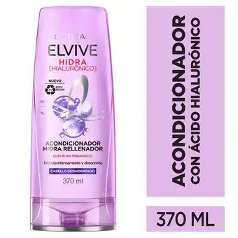 Tottus Acond elvive hidra hialuronico cab deshid x 370ml oferta