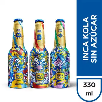Tottus Gasesosa inca kola s/azucar bot alum oferta