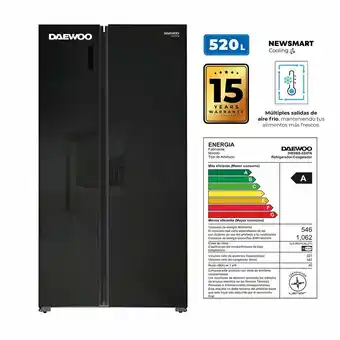 Tottus Refrigeradora sbs 520lt panl espejo negr oferta