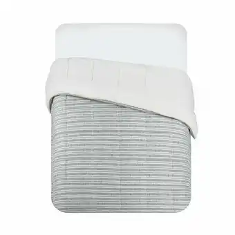 Tottus Edredon sherpa estampado minimal 1.5 pz oferta