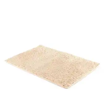 Tottus Piso de bano peludo beige oferta
