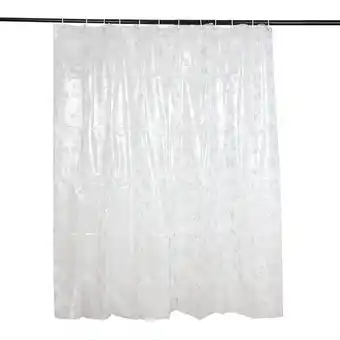 Tottus Cortina de baño pvc c gancho 1 pu oferta