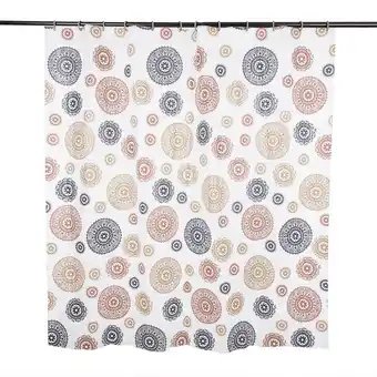 Tottus Cortina de baño peva c gancho 2 pu oferta