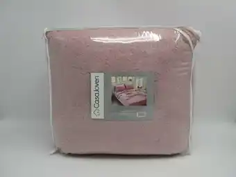 Tottus Frazada sherpa 2 plazas rosa oferta