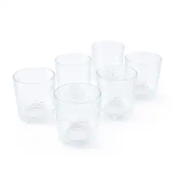 Tottus Jgo 6pz vasos hammered 10oz oferta