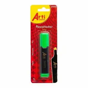 Tottus Ac resaltador verde oferta
