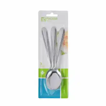 Tottus Blister de cubiertos x 3 cuchara mod12 oferta
