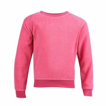 Polera polar rosa oscuro