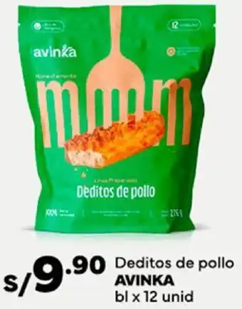 Plaza Vea Deditos de pollo Avinka bl x 12unid oferta