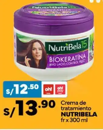 Plaza Vea Crema de tratamiento NUTRIBELA fr x 300ml oferta