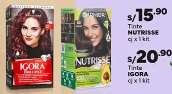 Plaza Vea Tinte NUTRISSE cj x 1 kit oferta