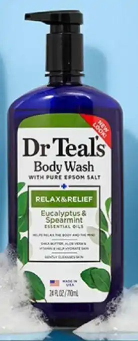 Plaza Vea Gel de baño Gel DR TEALS Eucalipto / Lavanda fr x 710 ml oferta