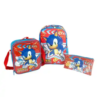 Tiendas EFE Set mochila scool kombat a4 sonic oferta