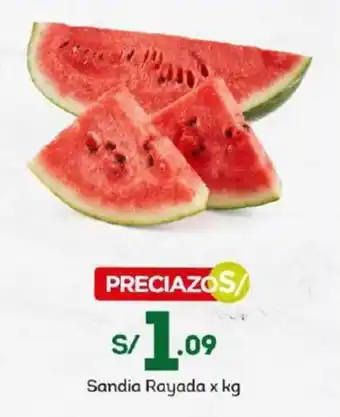 Tottus Sandia Rayada x kg oferta