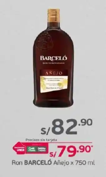 Tottus Ron BARCELÓ Añejo x 750 ml oferta