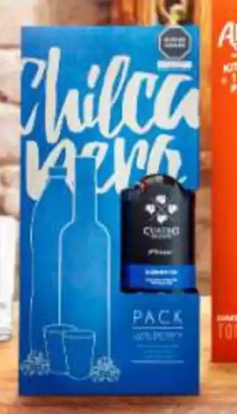 Metro Pack Chilcanero Pisco Puro Cuatro Gallos oferta