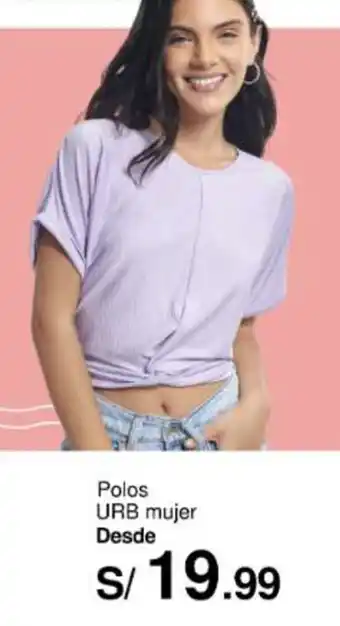Metro Polos URB mujer oferta
