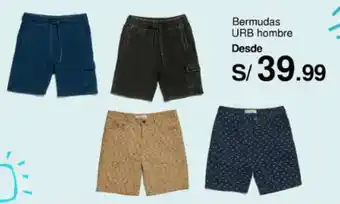Metro Bermudas URB hombre oferta