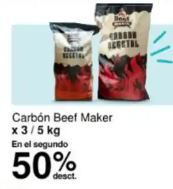 Metro Carbón Beef Maker x 3/5 kg En el segundo oferta