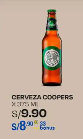 Wong CERVEZA COOPERS X 375 ML oferta