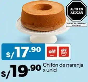 Plaza Vea Chifón de naranja x unid oferta