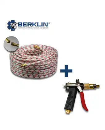 Tiendas EFE Manguera 20m con pistola gatillo berklin oferta