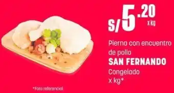 Makro Pierna con encuentro de pollo SAN FERNANDO x kg oferta