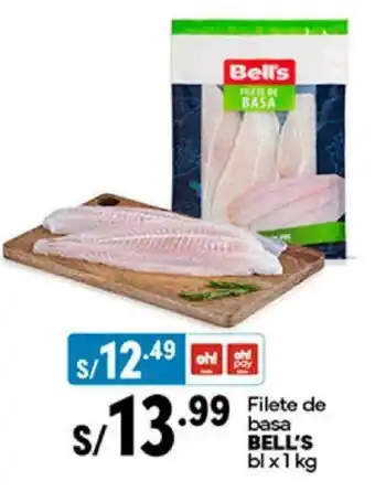 Plaza Vea Filete de basa BELL'S bl x 1kg oferta