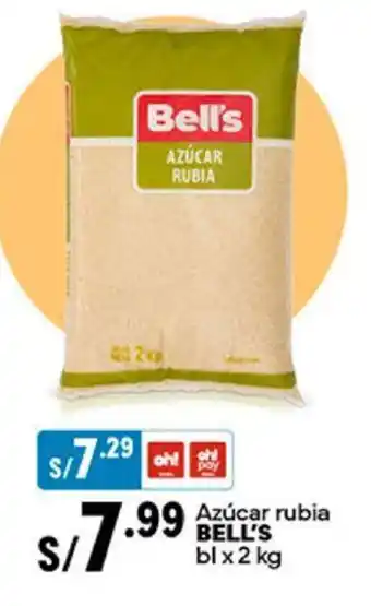 Plaza Vea Azúcar rubia bl x 2kg oferta