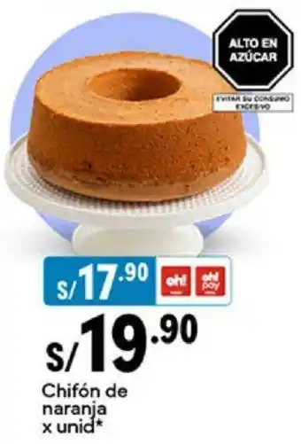 Plaza Vea Chifón de naranja x unid oferta