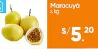 Plaza Vea Maracuyá x kg oferta