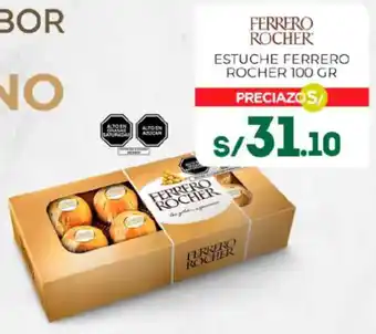 Tottus FERRERO ROCHER ESTUCHE FERRERO ROCHER 100GR oferta